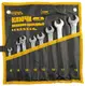 Ключи рожково-накидные MASTERTOOL набор 8 шт, (72-0108)