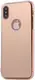 Чехол-накладка TOTO TPU Mirror soft case iPhone X Gold