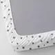 Набор простыни на резинке 180х200х30 GREY / GREY STARS