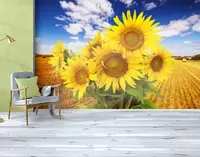 Фотообои текстурированные, виниловые Цветы, 250х380 см, fo01inV_fl11001