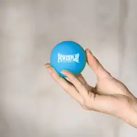 Массажний силіконовий м'яч PowerPlay PP-4354 Silicone Lacrosse Ball (6.3см.) Синій