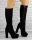 Женские сапоги на каблуке Fashion Anita 1272 36 размер 23,5 см Черный