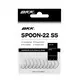 Крючок BKK для блесен Spoon-22SS #1/0 (A-ES-8148)