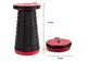 Складной телескопический стул Telescopic stool ∙ Походный раскладной стул-табурет для рыбалки, туризма и отдыха
