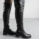 Ботфорты женские зимние Fashion Arabella 3855 37 размер 24 см Черный