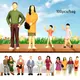 Миниатюрные фигурки людей для макетов и диорам. Фигурки людей в масштабе 1:75, 100 шт