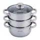 Пароварка 2-х уровневая Kamille KM-5835 18х20.5 см