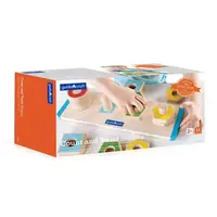 Деревянная логическая пирамидка Guidecraft Manipulatives Фигуры на резьбе (G6901)