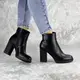 Ботильоны женские Fashion Skid 2221 40 размер 25,5 см Черный