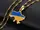Кулон Карта Украины RESTEQ золотого цвета 60 см. Подвеска в форме карты Украины. Кулон флаг Украины