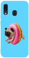 Чехол-накладка TOTO Matt TPU 2mm Print Case Samsung Galaxy A20/A30 #34 Dog Donat Sky Blue