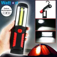 Автомобільний LED ліхтар на батарейках АА Watton WT-290 150 Лм ліхтарик з гачком та магнітом для кріплення