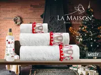 Набор полотенец новогодний La Maison c ароматом Missy (3 шт)