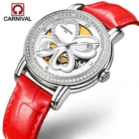 Стильные женские наручные часы Carnival 8032 Red