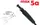 Dc кабель для блока питания 4.8x1.7mm (long black) (5a) (1.2m) (A class) 1 день гар.