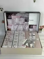 Luna сатинова постільна білизна. Євро розмір. Romeo home Туреччина.