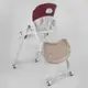 Стульчик для кормления "Toti W-22019". Burgundy and White (96508)