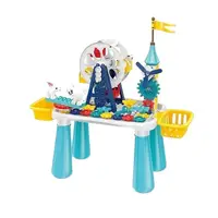 Конструктор Building Blocks Table, 66 элементов, столик. Multicolor (134060)