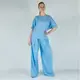 Костюм женcкий Vivioji KSW 26-3 (блуза, брюки палаццо) Cиний р. XL/XXL (14921)