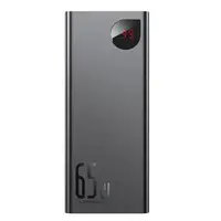 УМБ BASEUS Adaman Metal Digital Display Quick Charge Power Bank 20000mAh |2USB/1Type-C, 6A, 65W| (PPIMDA-D03)