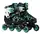 Роликовые коньки Best Roller. Размер 38-41: 24-26 см, PU колеса. Black and Turquoise (151213)