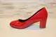 Туфли женские красные на каблуке Т1539