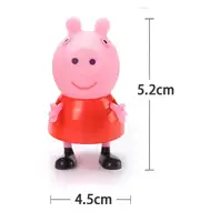 Набір фігурок Свинка Пеппа RESTEQ, іграшки Peppa Pig, фігурки Свинка Пеппа і сім'я, ігрові фігурки для дітей