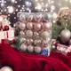 Набор игрушек на елку 9665 19510 6 см 40 шт розовое золото