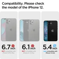 Захисне скло Spigen для iPhone 12 Mini Glas.tR AlignMaster (2 шт), Black (AGL01812)