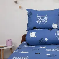 Постільна білизна підліткова ТЕП Soft dreams Кошенята 2-04191-29914 150х215 см синя