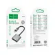 Переходник HOCO digital audio converter Type-C to Type-C+3.5mm UPA34 |10W/2A, DAC, 0.15m|