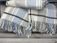 Gri плед вафелька 130х170 см. Merinos Туреччина.