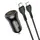 Адаптер автомобильный HOCO Type-C to Type-C Cable Smooth road car charger NZ5 |1USB/1Type-C, 30W/3A, PD/QC|
