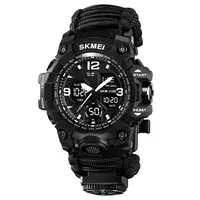 Годинник наручний чоловічий SKMEI 1155BKBK PARACORD