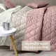 Покрывало 180х210 см IDEIA стеганое двухстороннее качественная стежка микрофибра пудра серое на кровать, диван