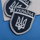 Набор шевронов 2 шт на липучке УЗ Укрзалізниця и Лого вышитый патч нашивка украинской железной дороги