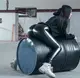 Лосины женские кожаные 10063 L черные