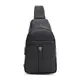 Сумка-слинг мужская кожаная Ricco Grande K16555bl-black