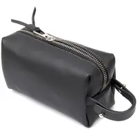 Шкіряна косметичка для чоловіків GRANDE PELLE 11507 Чорний