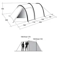 Намет Outwell Earth 5 Blue 111052