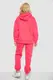 Спортивный костюм женский на флисе, цвет розовый, 247R10765
