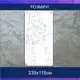 Трафарет для покраски Космонавт, одноразовый из самоклеящейся пленки 235 х 115 см