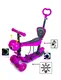 Самокат Scooter "Пчелка" 5in1. Pink (многофункциональный, со светом и музыкой)