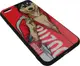 Чехол-накладка PUZOO Glass Printing with TPU Yuppie iPhone 7 Plus /8 Plus Red Du