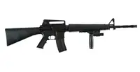 Автомат Airsoft Gun, на пульках, лазерний приціл, стріляє пульками. Black (127720)