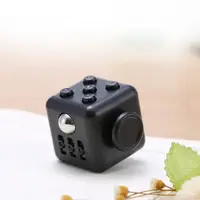 Кубик антистрес Fidget Cube 6222 2.8х2.8 см чорний із чорним