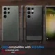Чехол Spigen для Samsung Galaxy S23 Ultra - Rugged Armor, Matte Black (ACS05613)