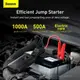 Пусковое устройство (бустер) для авто BASEUS Super Energy Air Car Jump Starter 10000mAh,Peakcurrent 1000A |1USB/1Type-C, 2.4A| (CGNL020101)