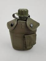 Фляга в чехле с алюминиевой кружкой MiL-tec Германия ВСУ (ЗСУ) 14506001 7319 900 мл олива