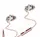 Наушники вакуумные Remax Metal Touching RM-585-rose-gold розовые